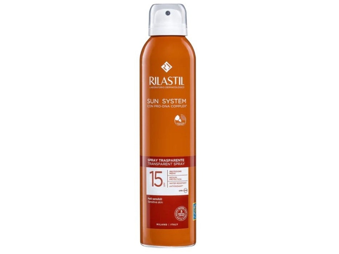 Sun System Transparent Spray Spf15 200 Ml Rilastil Rilastil