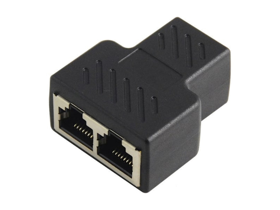Cabo De Rede Ethernet Lan 1 Para 2 Com Adaptador Divisor Rj45pl-aquaforge