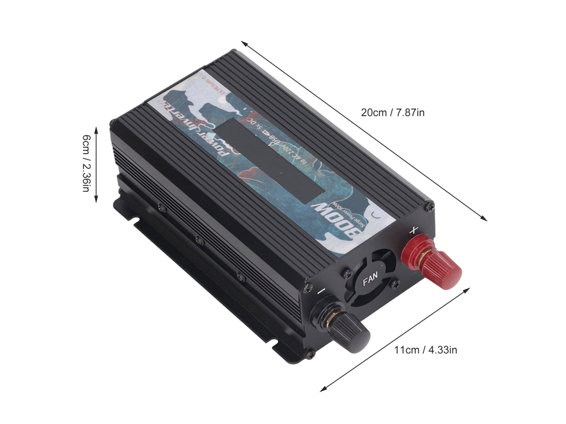 Laxiscreed Inversor De Corrente Para Carro 300w Com Onda Senoidal | Energia Confiável