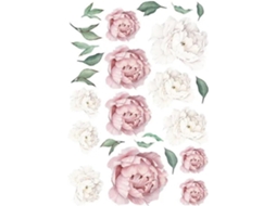 Adesivos Fleurs Fleurs Rose Adesivos Muraux 1 Peça 3d Para Salão De Beleza Chambre 40 * 60 Cm Decoração De La Maison Papier Peint (cor 2)