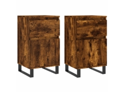 Sideboard, Sideboards Vidaxl Marrom Madeira Processada (n/a)