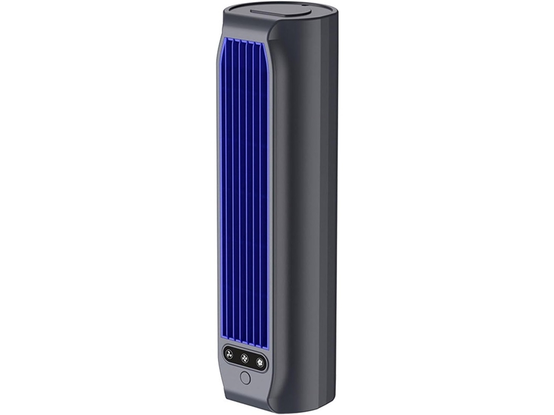 Ventilador Parede 3 Vel Recarregável Cinza Usb