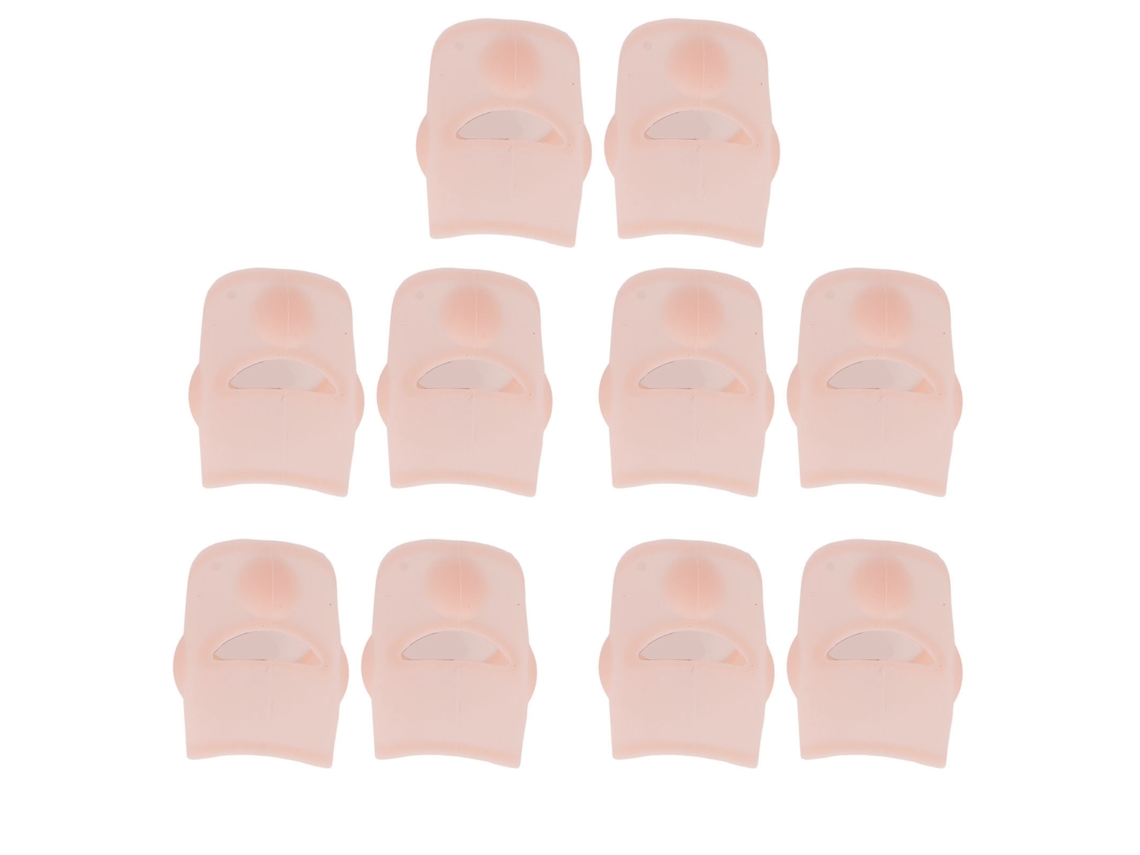 Pares De Mangas Corretoras Para Unhas Encravadas, Ferramenta De Silicone Macia E Respirável Para Homens E Mulheres