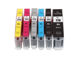 2026 kit de Cartuchos de Tinta Preta e Colorida para Pixma Mg5770 Mg6870 Mg7770 Ts5070 Ts6070 Ts8070 Bk C M Y Gy