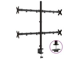 Monitor Mount, Monitor Mounts Vidaxl Preto Aço (n/a)