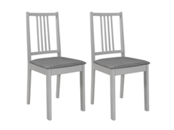 Dining Chair, Dining Chairs Vidaxl Cinzeto Madeira (n/a)