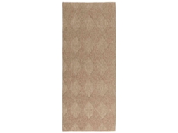 Conjunto 1 Tapete Interno Vidaxl Castanho Poliéster (150 X 80 Cm)