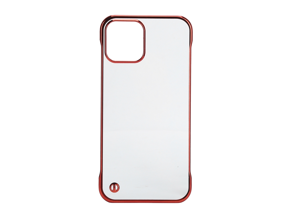 Capa de Telefone para iPhone 12, rígida, transparente, eletroplatada | EOOCOO