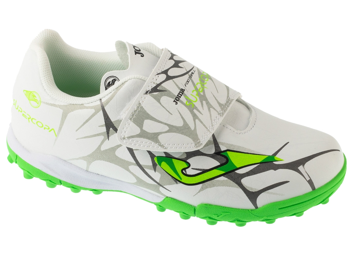 Super Copa Jr 2502 Tf Scjw2502tfv, Para Um Menino, Chuteiras De Futebol, Branco, 28 Eu Joma