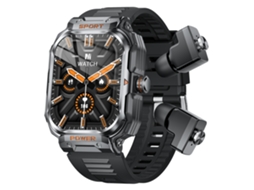 Smartwatch Yizhood Gt55 2,01 Polegadas Bluetooth Chamada Monitorização Da Saúde 345mah Com Auricular (android E Ios Preto)