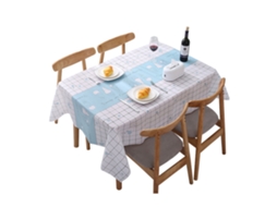 Toalha de Mesa Retangular À Prova de Derramamento e Lavável Toalha de Mesa para Piquenique Ao Ar Livre Jantar de Férias Estilo 1