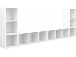 Tv Cabinet Set, Tv Cabinet Sets Vidaxl Branco Madeira Processada (n/a)