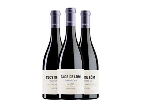 Vinho CLOS DE LÔM Grenache Valencia (0.75 L - 3 Unidades)