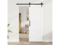 Vidaxl Porta Interna 73,5 X 198,5 Cm Contraplacado Branco