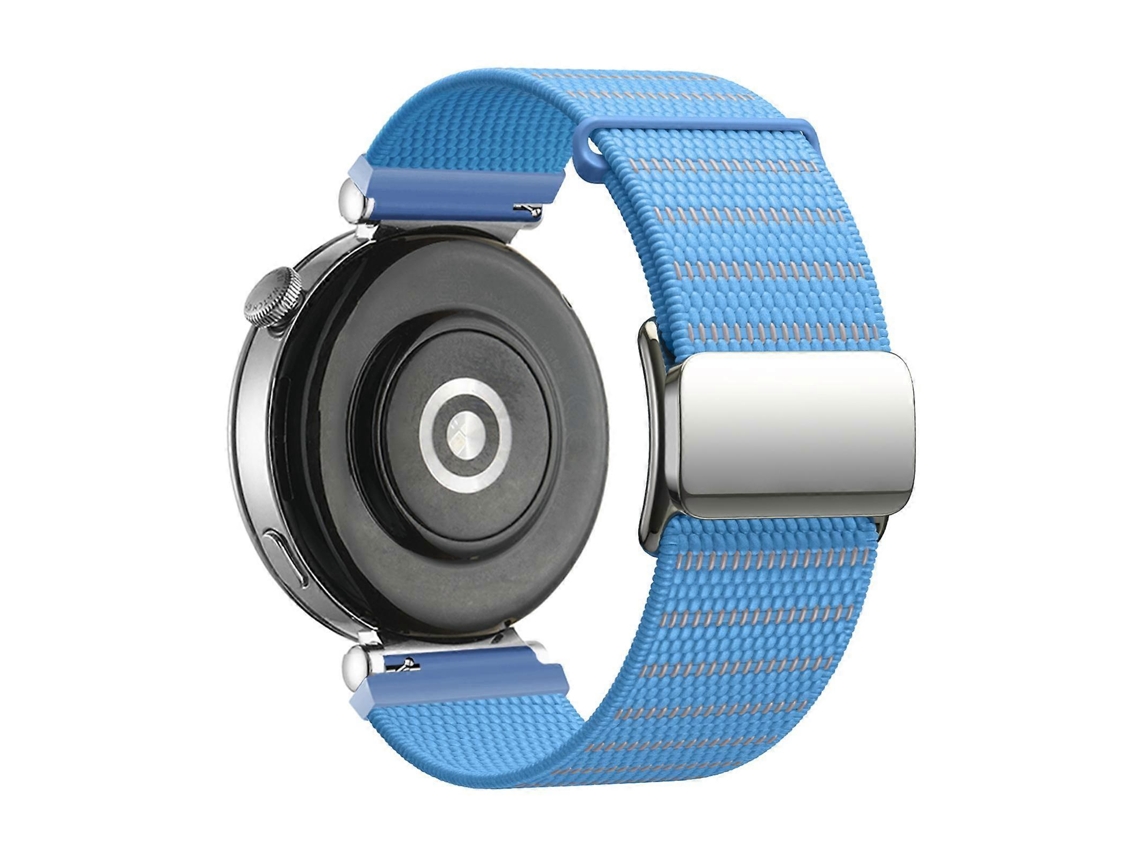 Pulseira De Relógio Em Nylon Refletivo Com Fecho Magnético, 18 Mm