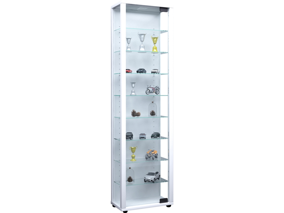 Vitrina De Vidro Em Madeira Edana Maxi Vcm