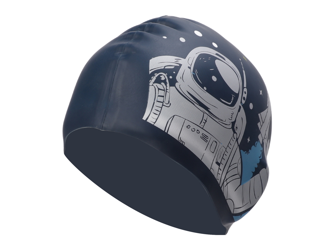 Boné de Banho Silicone Impermeável com Proteção Auricular Astronauta