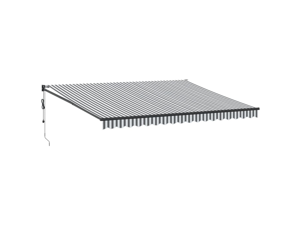 Retractable Awning, Retractable Awnings Vidaxl Antracite Tecido (4.5 X 3 M)
