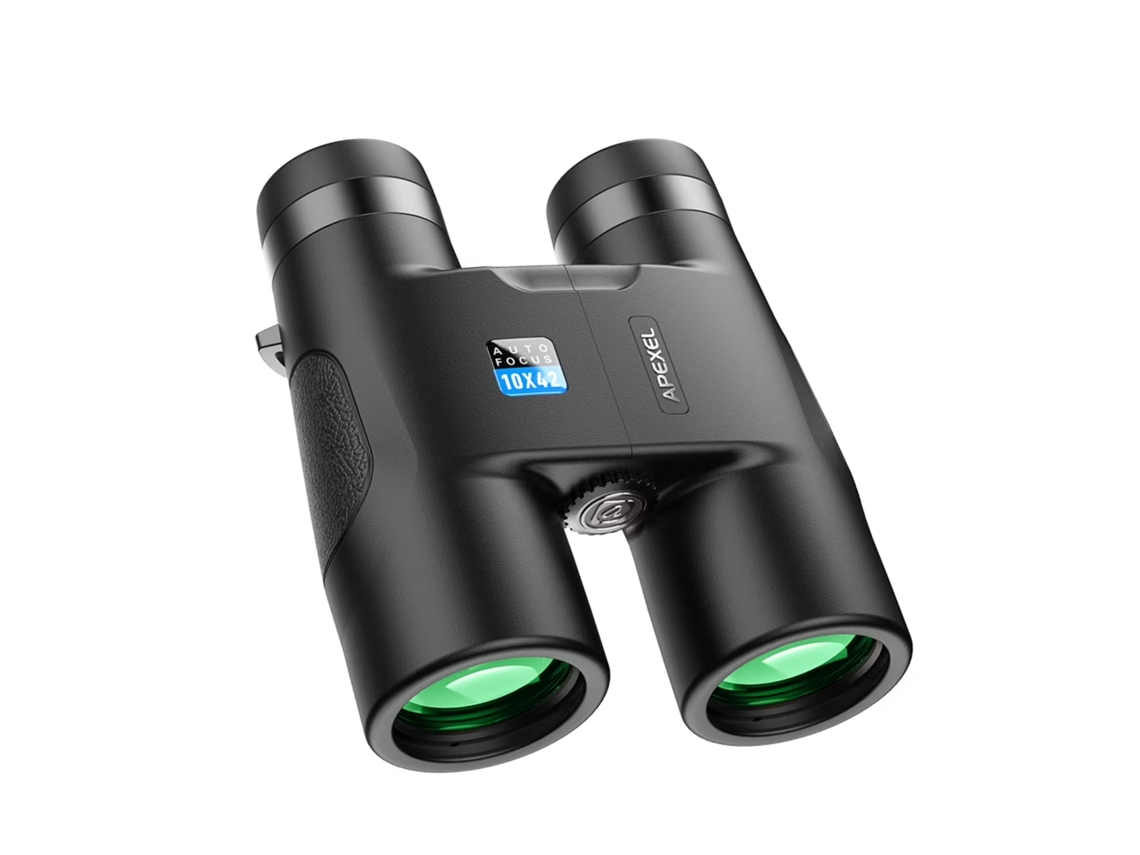 Binóculos 10x42 Hd Com Prisma De Teto Bak4 E Foco Fácil Para Observação De Pássaros (preto)