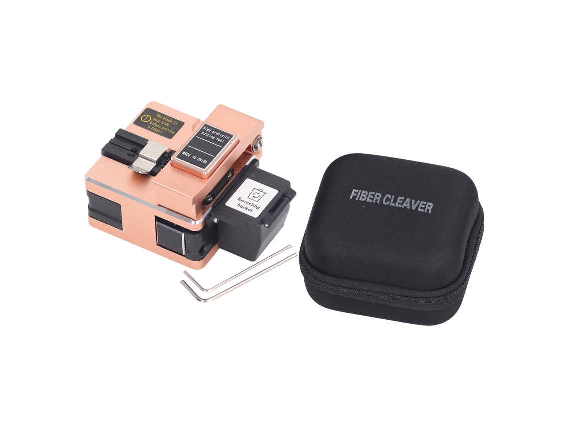 YURU cortador de fibra óptica rosa de alta precisão 18mm com retorno automático