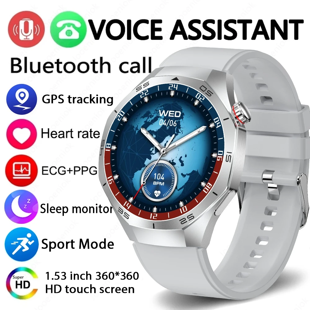 Relógio Inteligente Watch 5 Pro Com Gps, Nfc, Tela Amoled E Monitoramento De Frequência Cardíaca.