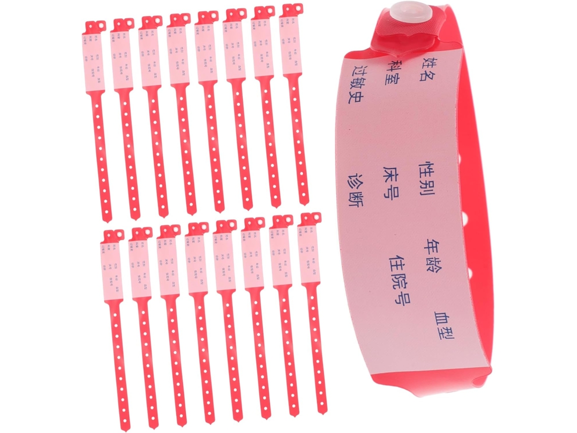 Beaupretty 100-pulseiras De Identificação Para Adultos, Impermeáveis, Para Uso Hospitalar E Em Eventos