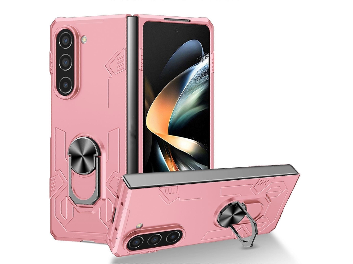 Capa Protetora Fosca Uv Com Anel De Proteção Contra Impactos Para Samsung Galaxy Z Fold6 5g