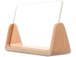 Porta Retratos Em Acrílico Em Formato De U, Decoração Criativa De Mesa Em Madeira Para Escritório/qu Gokoco