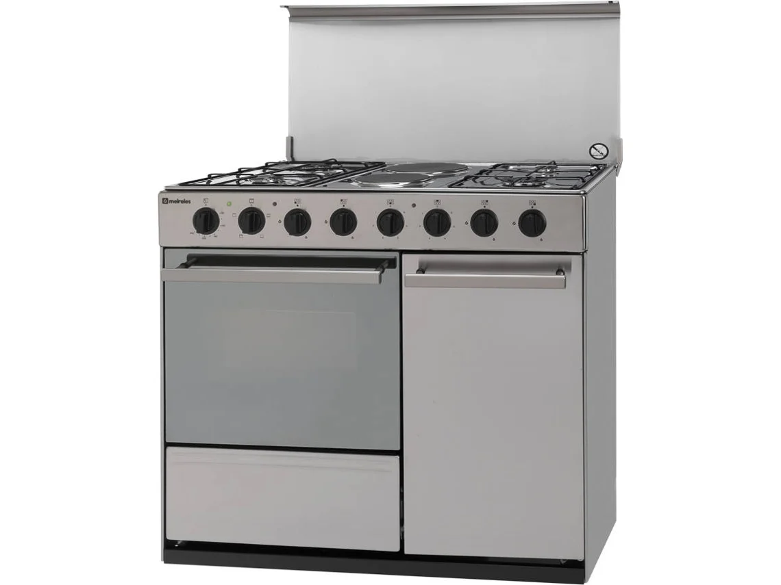 Fogão MEIRELES E 920 X BP (59 L - Elétrico e Gás Butano-Propano - Inox)