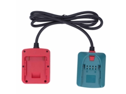 Cabo extensor adaptador de bateria de lítio para ferramentas elétricas da série PBA Bat618 18V, redutor de peso