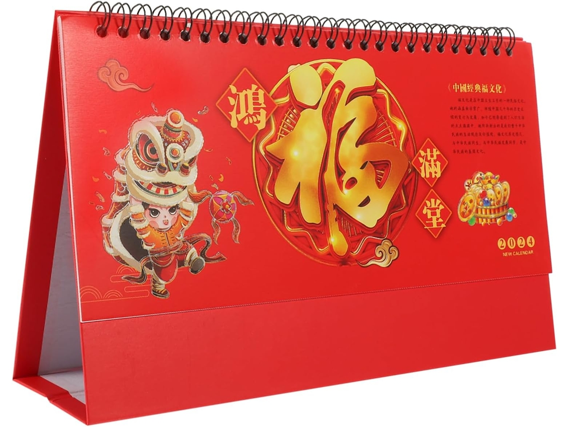 Calendário Decorativo Estilo Chinês