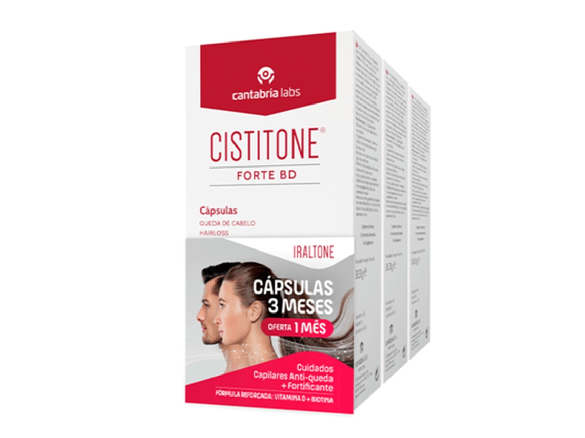 Cápsulas Queda De Cabelo Cistitone Forte Bd Cistitone