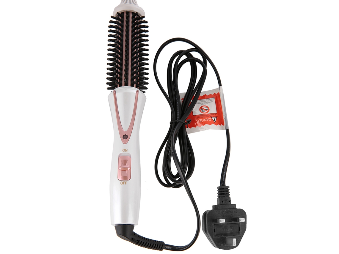 Rizador De Cabelo Elétrico Plegável Escova Ferramenta De Beleza Portátil Para O Cabelo