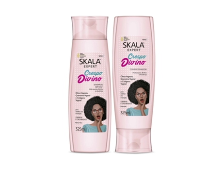 Pack Crespo Divino Shampoo 325Ml Condicionador 325Ml SKALA