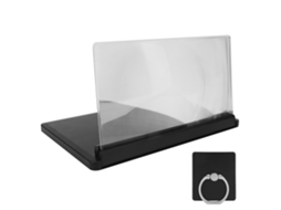 Raum-amplificador De Tela De Celular Portátil De Tração Com Suporte De 12 Polegadas Ferramenta De Lupa Hd