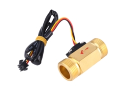 Medidor De Vazão Por Efeito Hall G3/4" Com Rosca Macho, Sensor 1~30l/min
