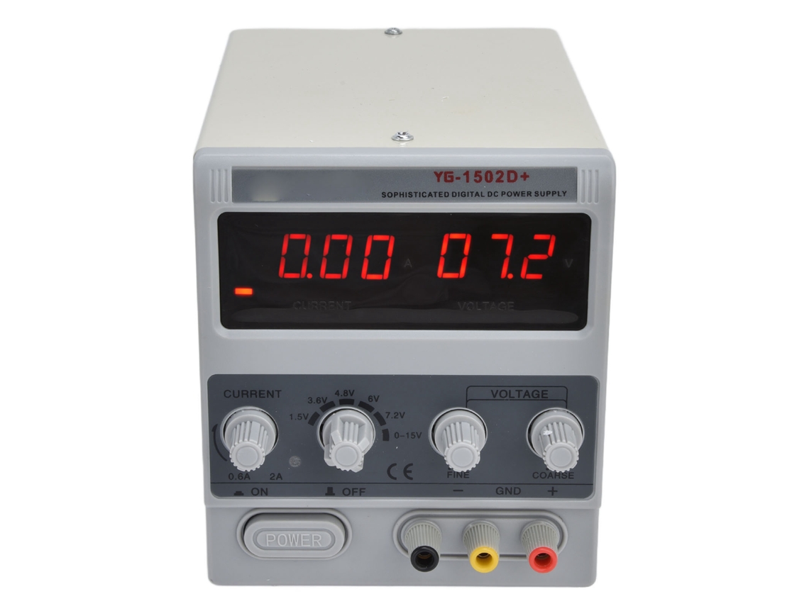 Fonte De Alimentação Dc Ajustável Digital 15v 2a