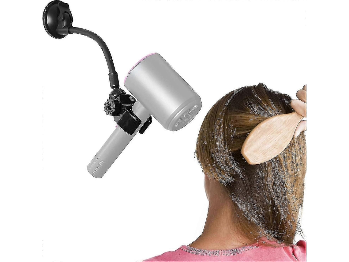 Suporte Ajustável do da Secadora de Cabelo, Cabelo Rotação 360 ​​graus com Braço P Osicionável e Ventosa, Sup GOKOCO