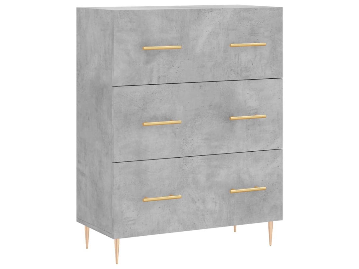 Sideboard, Sideboards Vidaxl Cinzeto Madeira Processada (n/a)