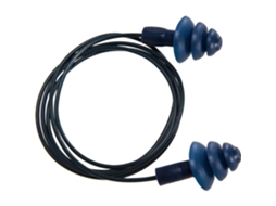 Plugues Tpr Detectáveis ​​com Corda - 50 Pares Azul