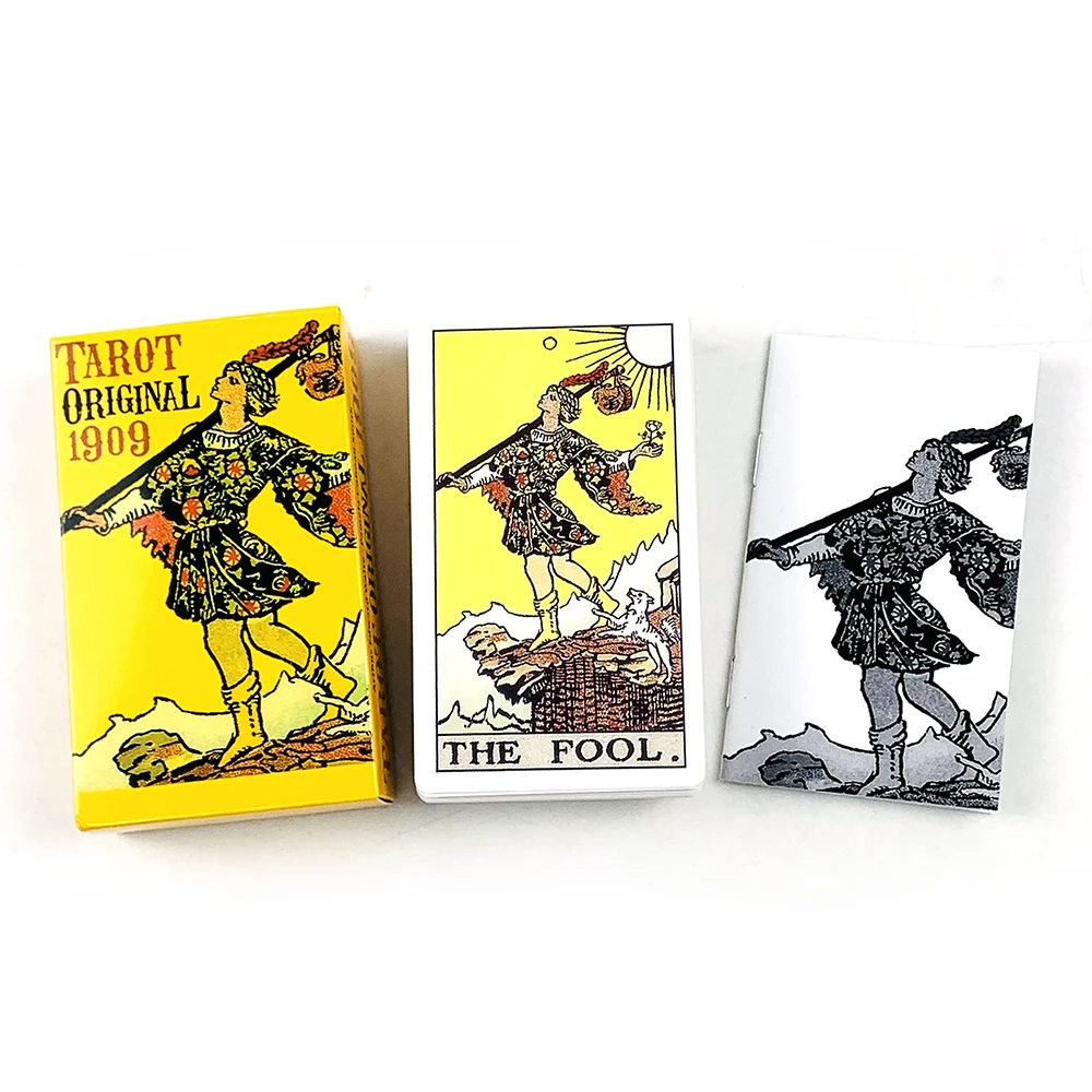 78 Cartas De Tarô, Com Instruções Impressas Inclusas, Design Clássico.