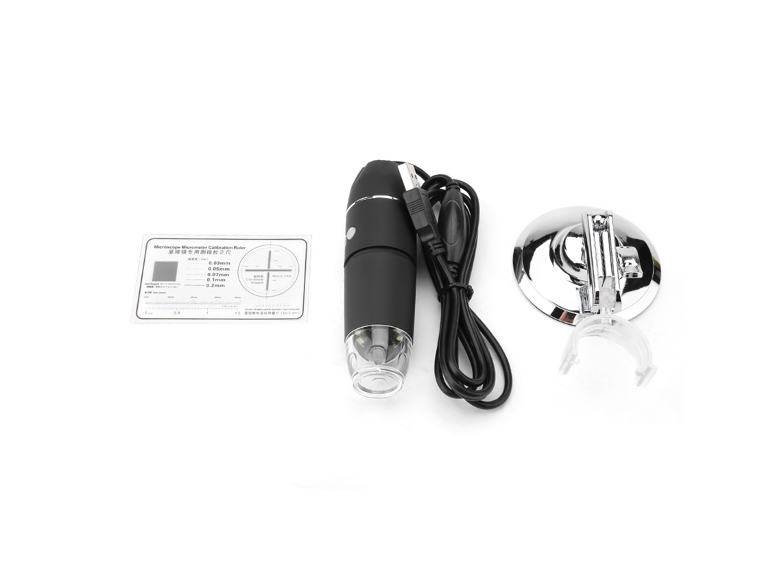 Microscopio Electrónico Portátil 1600x 2mp Hd Lupa Usb