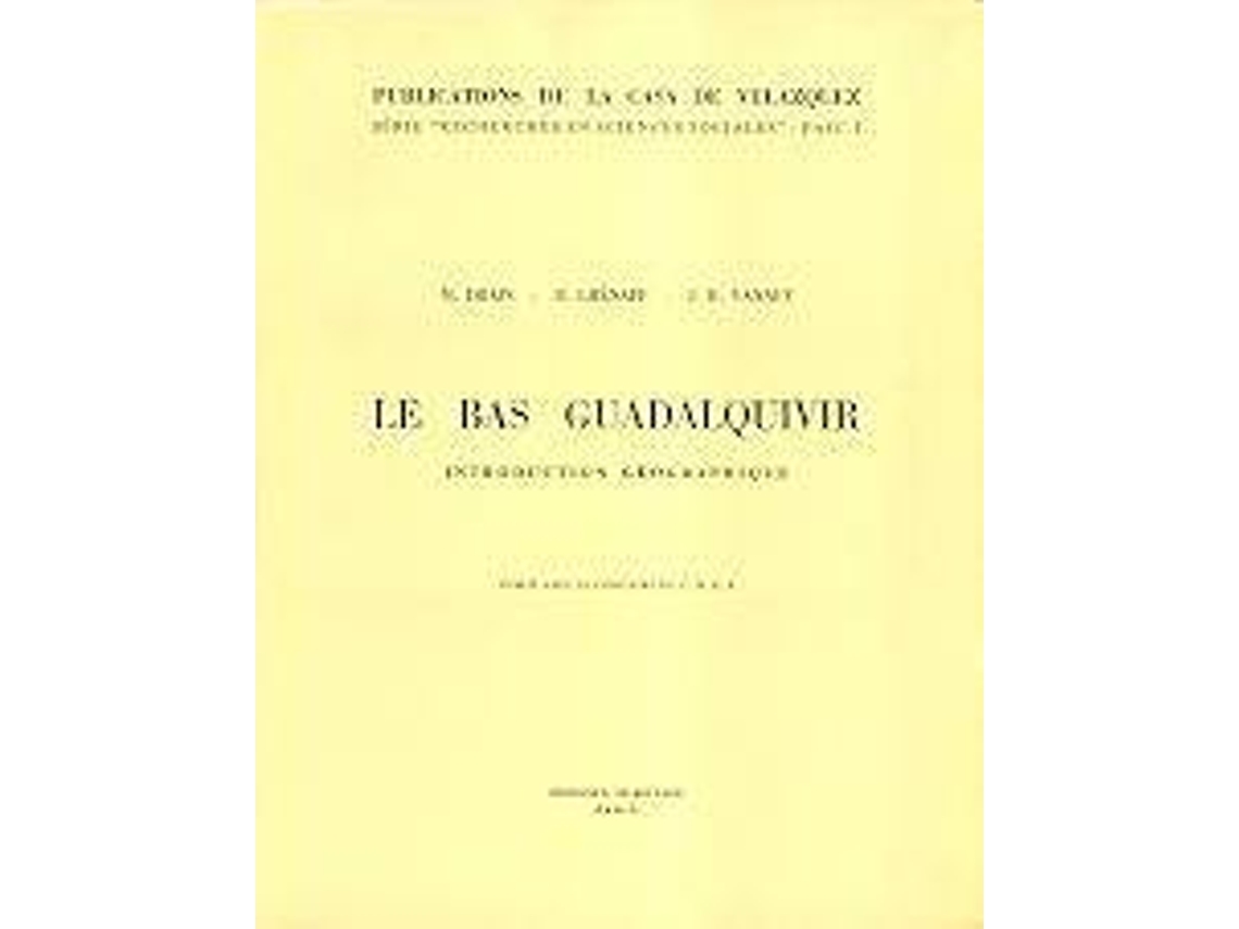 Livro Le bas-Guadalquivir de Michel Drain (Espanhol)