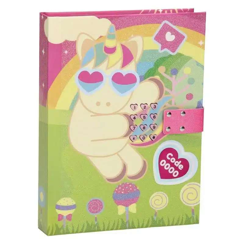 Diario Secreto Con Código Unicornio Kids Euroswan Kl10866 Kids Euro Kids Euroswanmás De 3 Añosp24