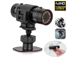 Mini F9 Hd Câmera Hd Bicicleta Ação Ação Câmera Vídeo Dvr Filmadora Montagem Hd 1080p Fotos De Carros Fotos Vídeos Gravador Yizhood (preta)