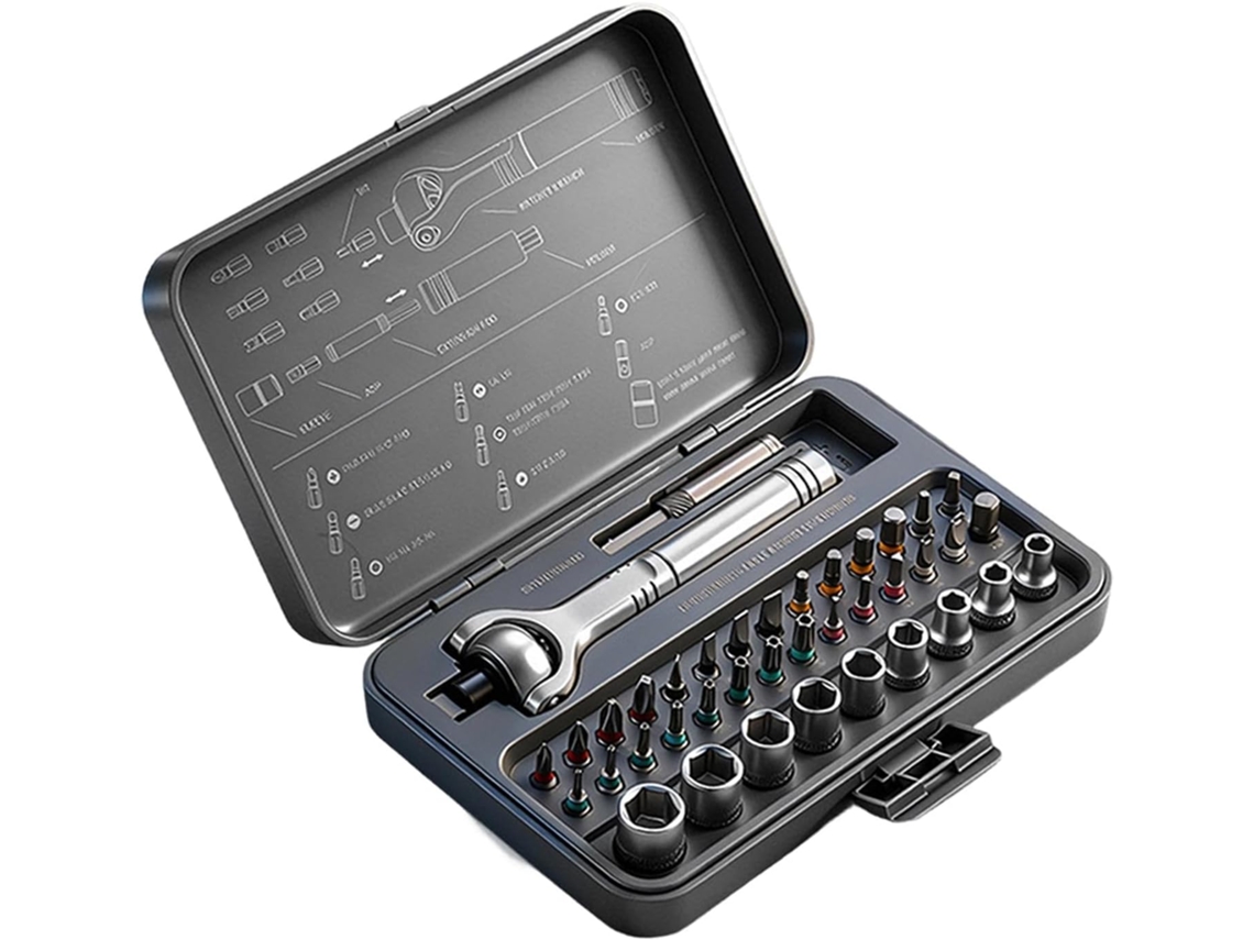 Chave De Catraca Universal Ajustável Harilla 270°, Compacta, Ergonômica, Profissional, Versátil, Portátil E