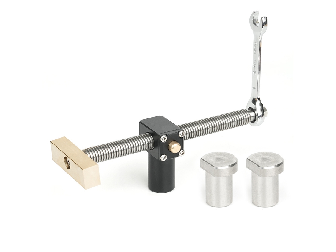 Grampo de bancada ajustável para marcenaria, ferramenta de fixação de mesa de 19 mm, grampo para trabalhos de carpintaria