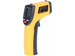 JILLIOPER Termómetro Digital Infravermelho sem Contato com Laser e Luz de Fundo -50-380 °C, Não para Uso Humano, Bateria não Incluída, Laranja