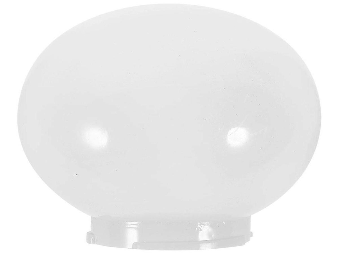 Balão esférico elegante Lurelia Abajur, para uso externo e jardim, em acrílico, branco, 20x20x20 cm
