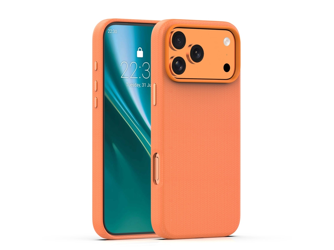 Capa Etteri Elegant Mag Para Iphone 17 Pro Max 6,9 Laranja